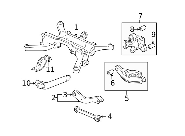 Genuine GM Upper Control Arm Bushing 22689678