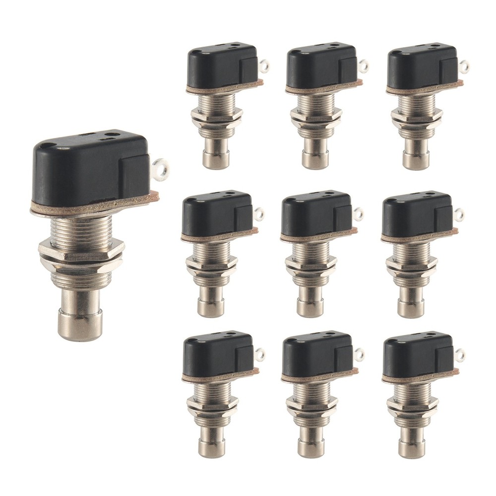 Guitar Effects Pedal Box Momentary SPST Button Stomp Foot  Push Button Pack5554