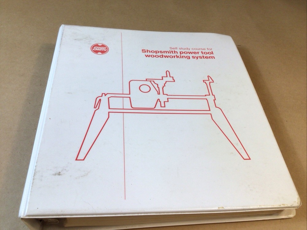 BOOK - Self Study Course for the Shopsmith Power Tool Wood Working System