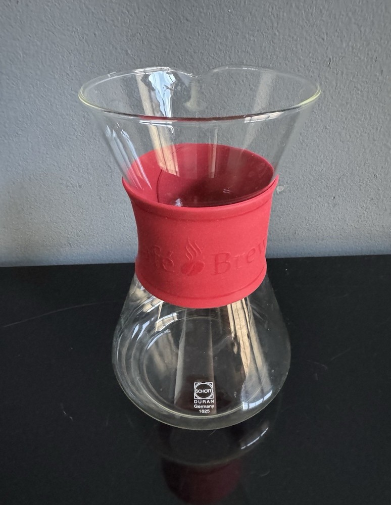 NEW Pour-Over Coffee Drip Maker Pitcher SCHOTT DURAN Germany 1625 Never Used