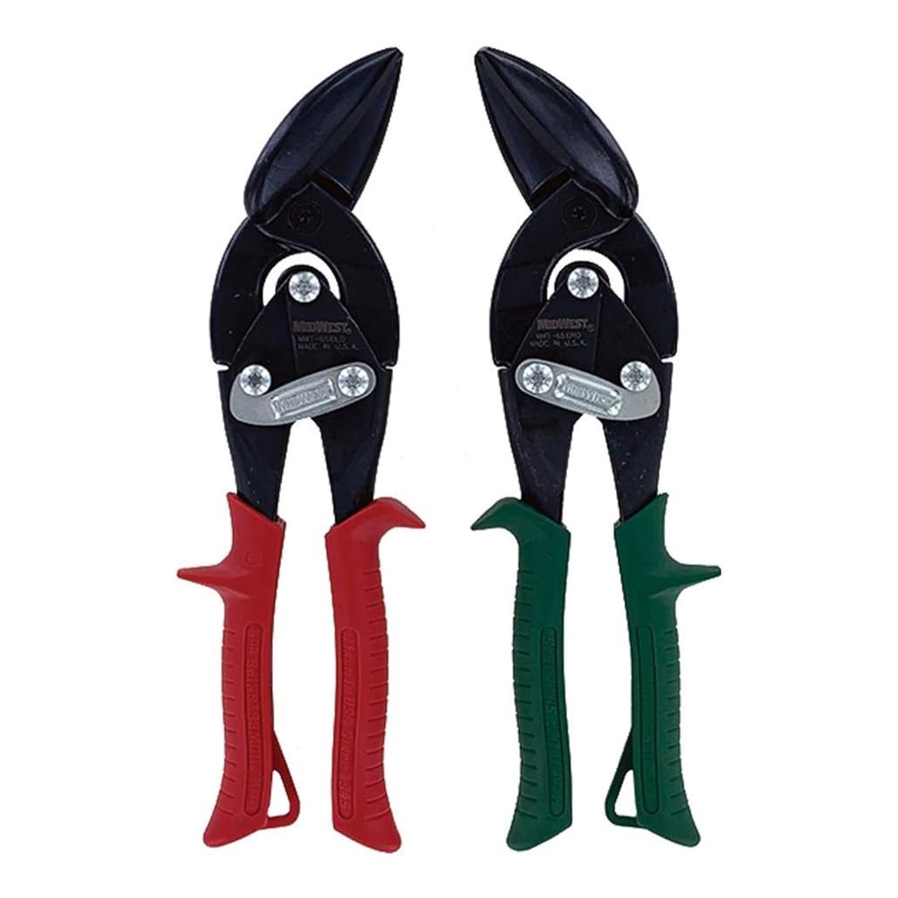 MIDWEST Blackout Series Aviation Snip - Left and Right Cut Offset Tinner Shea...