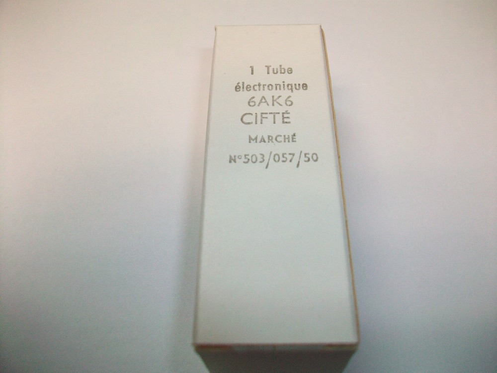 CIFTE 6AK6 TUBES