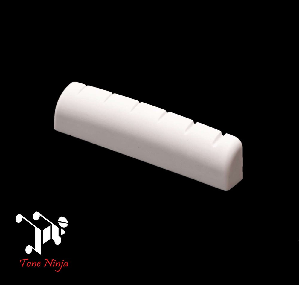 Genuine Tone Ninja Slotted Post 2014 Epiphone Nut, White NUT-008-W1