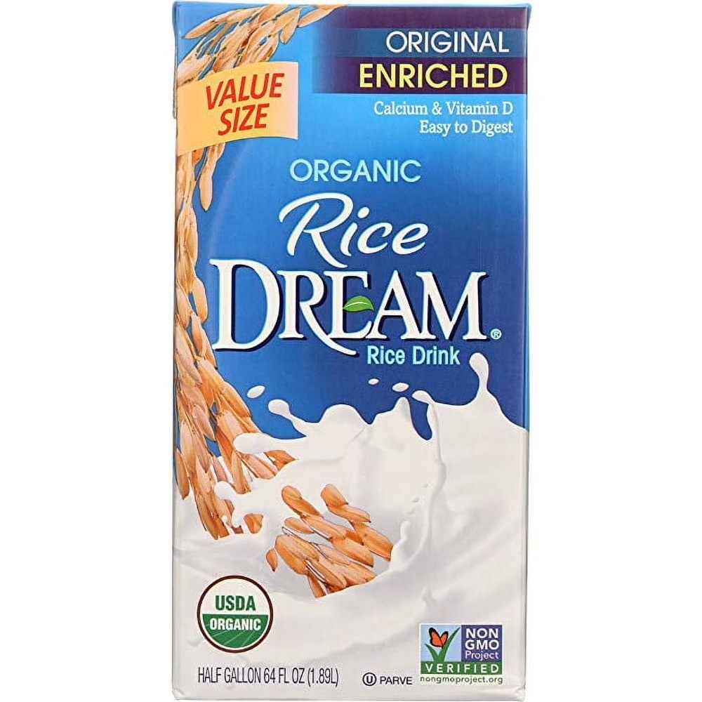 (4 pack) Rice Dream Organic Original Rice Drink, 64 Fl. Oz.