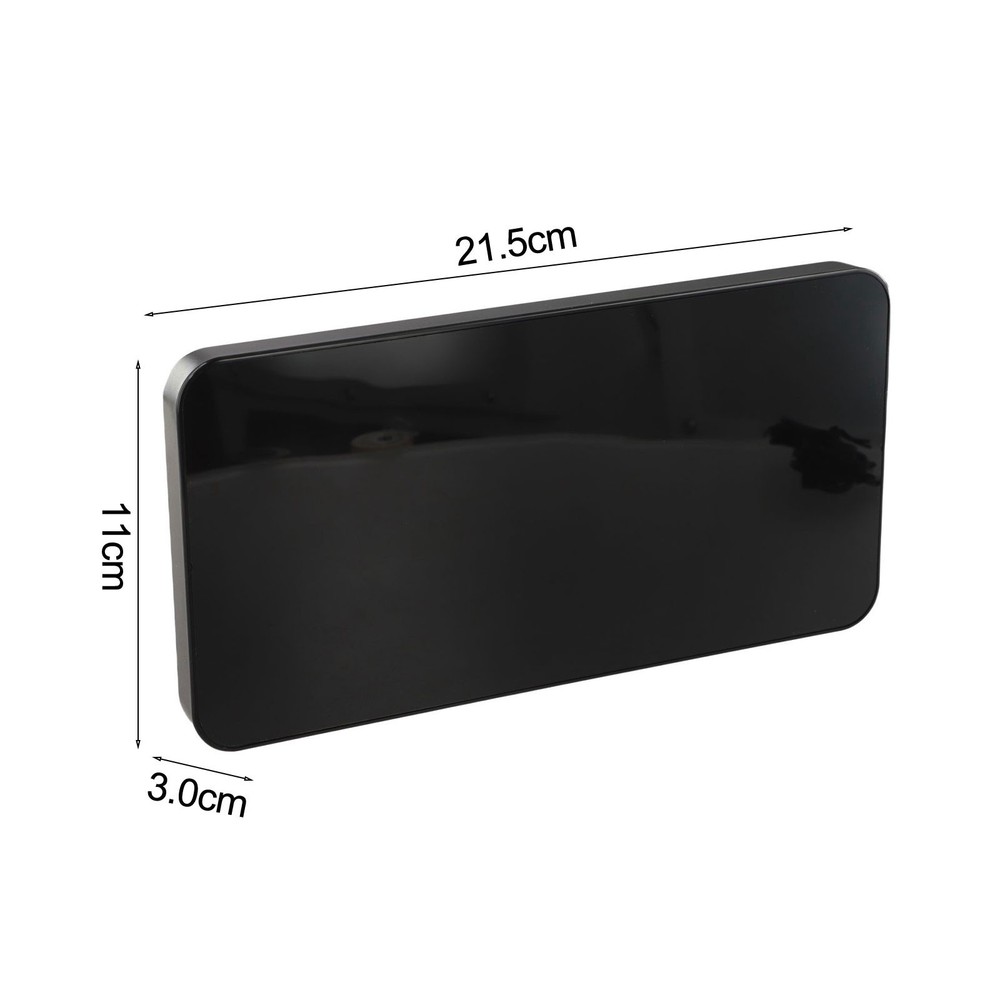 Digital Wall Clock with Large Display Date Week Time and Adjustable Brightness