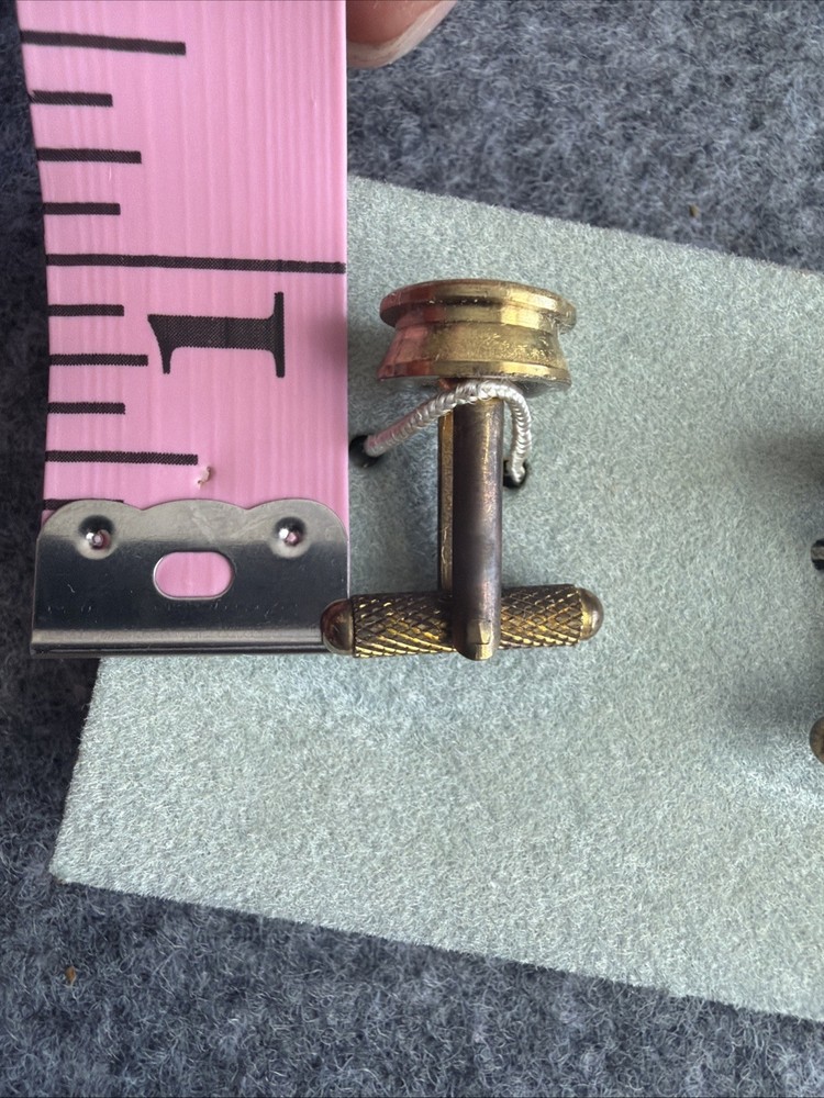 Federal Colt 45 Bullet Casing Cuff Links Gold