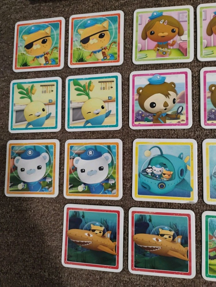 HTF Vintage Ravensburger Octonauts Show Memory Game Matching Game