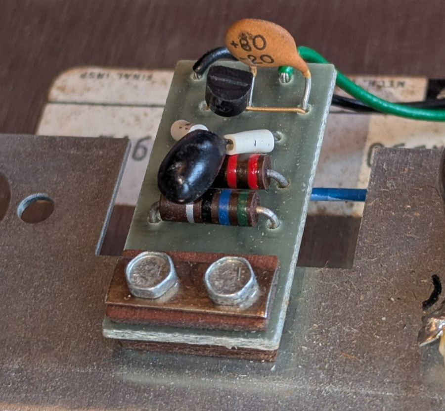 Executone intercom wall mount speaker system on brushed stainless steel plate