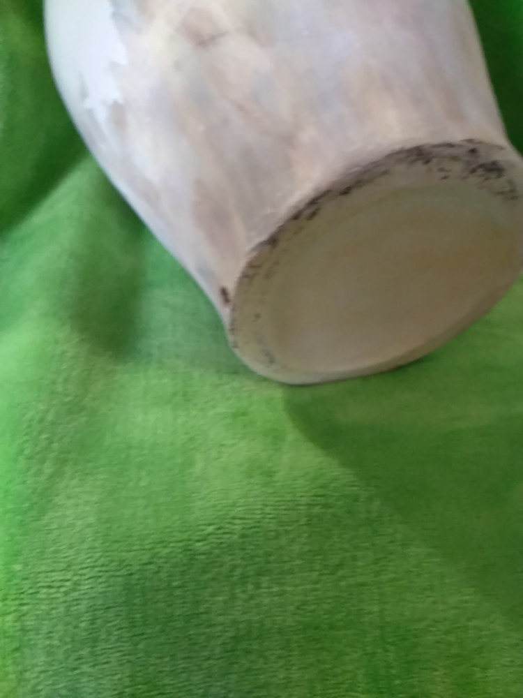 Large Stoneware, Pottery, or Ceramic Jug. Distressed look. 4 Handles