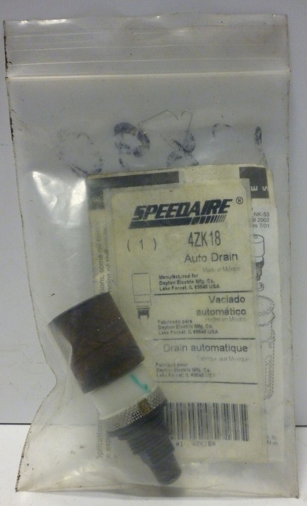 Speedaire 4ZK18 Auto Drain Valve