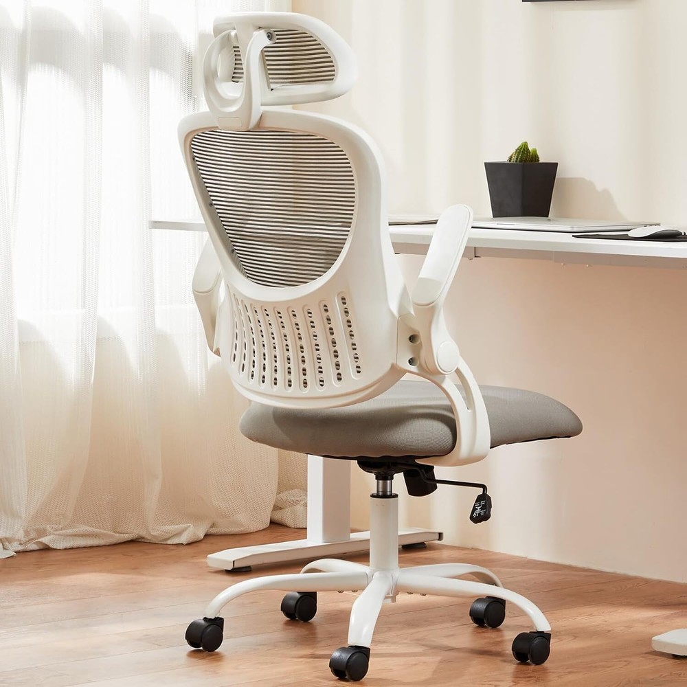 Mesh Rolling Office Chair Ergonomic Computer Chair High-Back Work Task Chair