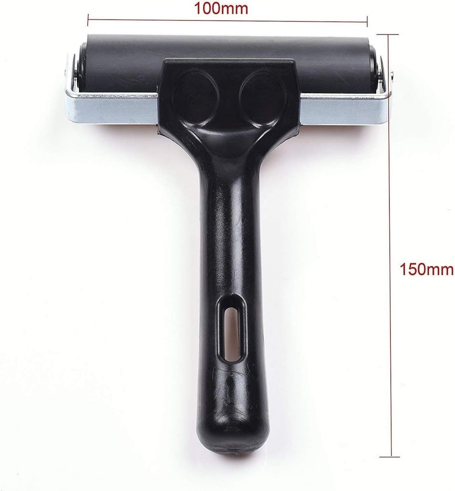 4-Inch Rubber Brayer Roller for Printmaking, Great for Gluing Application Als...