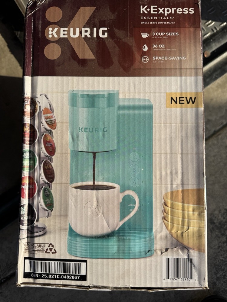 Keurig KExpress Single Serve Coffee Maker - Tropical Blue