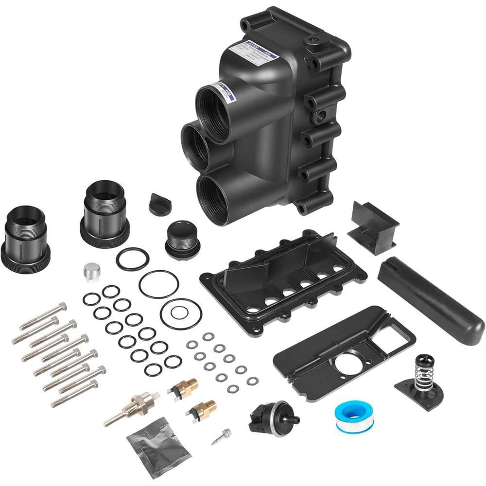 For Pentair 77707-0016 Mastertemp Pool Heater Manifold Complete Replacement Kit