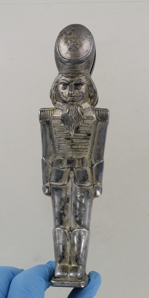 1993 Godinger Toy Soldier Silver Plated Nutcracker