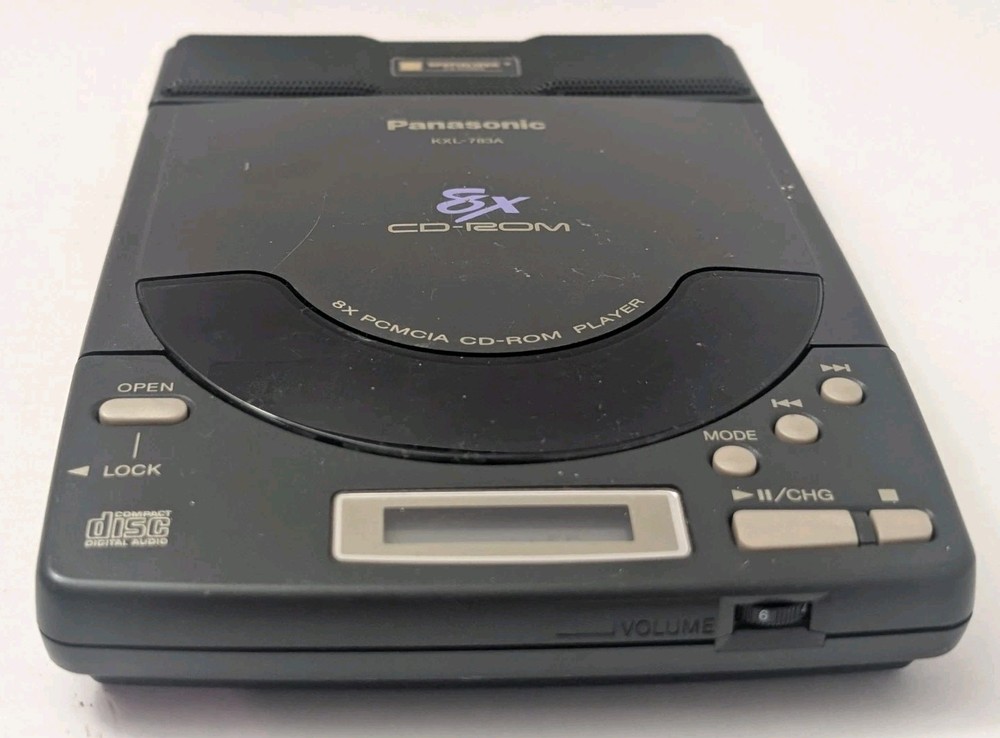 Panasonic KXL-783A Black Spatializer Speaker 8X CD ROM Player Tested Working