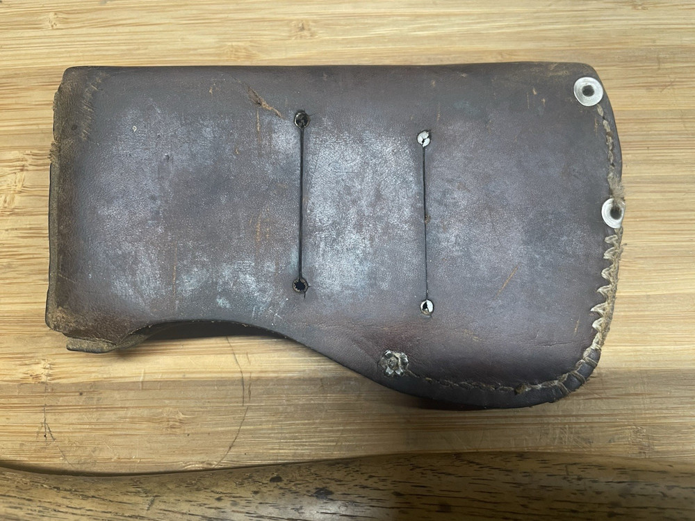 Vintage Plumb Hatchet With Nail Puller Original Handle Sheath