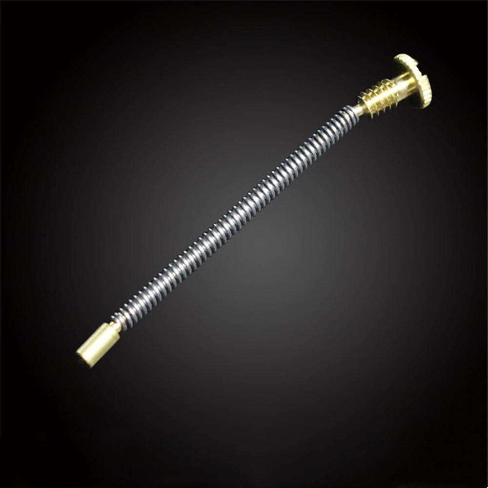 2Pcs Lighter Flints Screw Spring with Base Plate for Lighters Replacement Repair