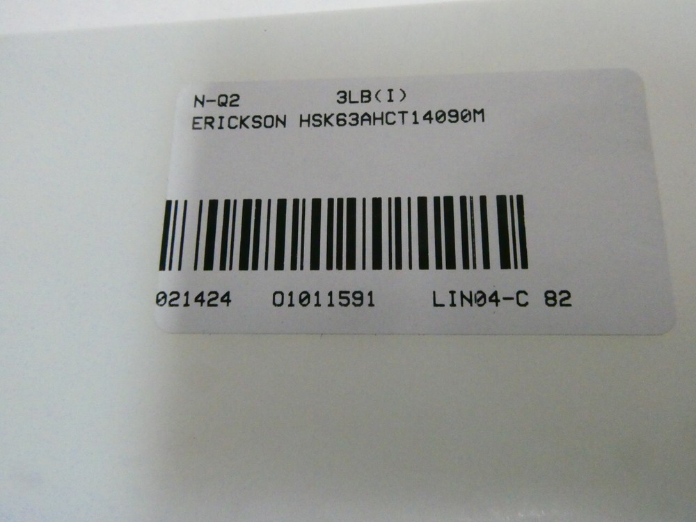 Erickson HSK63AHCT14090M Tool Holder