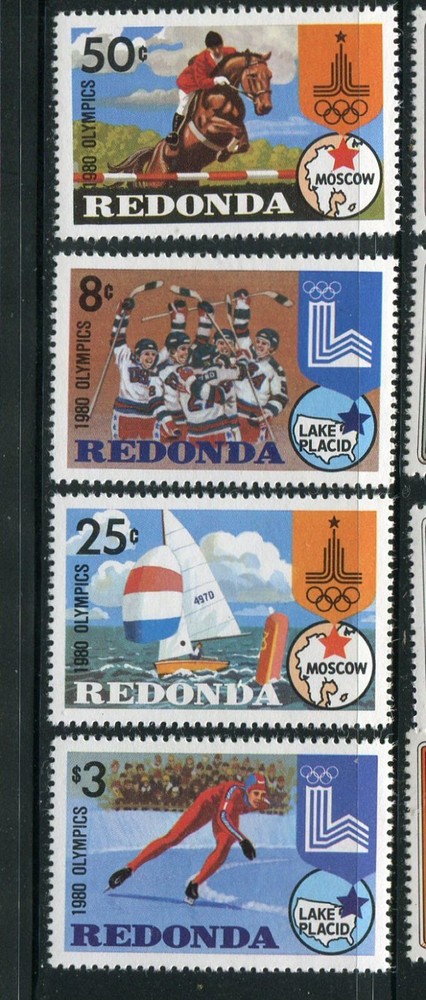 Redonda Michel #59-62 MNH