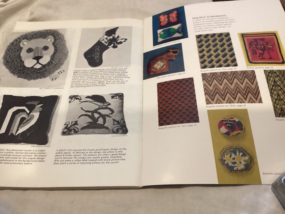1974 Needlepoint Techniques & Projects Book