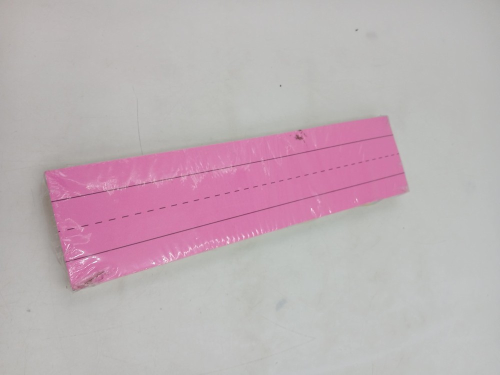 Chell Sentence Strips Multicolor 80 Pack 3x12 Double Sided Ruled Classroom