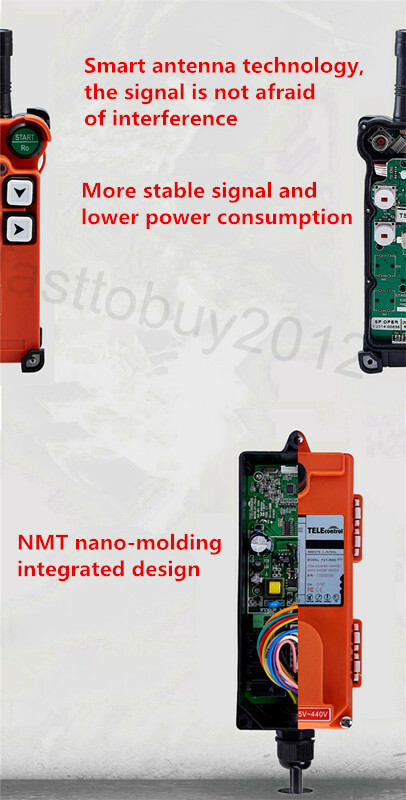 Industrial Wireless Redio Controller Remote Control Hoist Crane 2*Transmitters