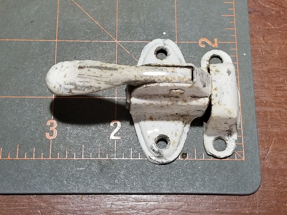 Vintage National Cabinet Pull Up Latch/or Lock and Keeper