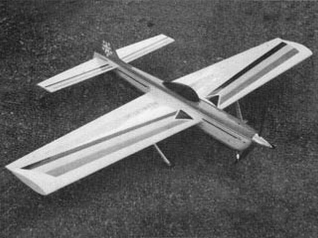 Arcturus Control Line Stunt 64" Wing RC Model Airplane Printed Plans & Templates