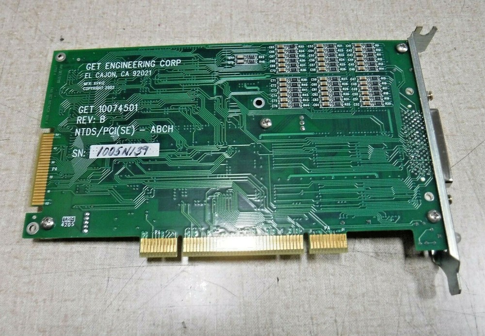 GET Engineering Corporation GET 10074501 ISA Parallel Interface Adapter (Rev. B)