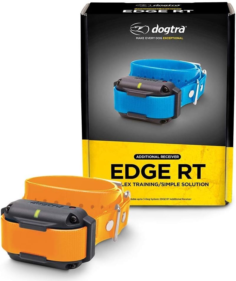 Dogtra Edge RT Trainer Extra Collar Orange 1-Mile Range Expandable 3-Dog System