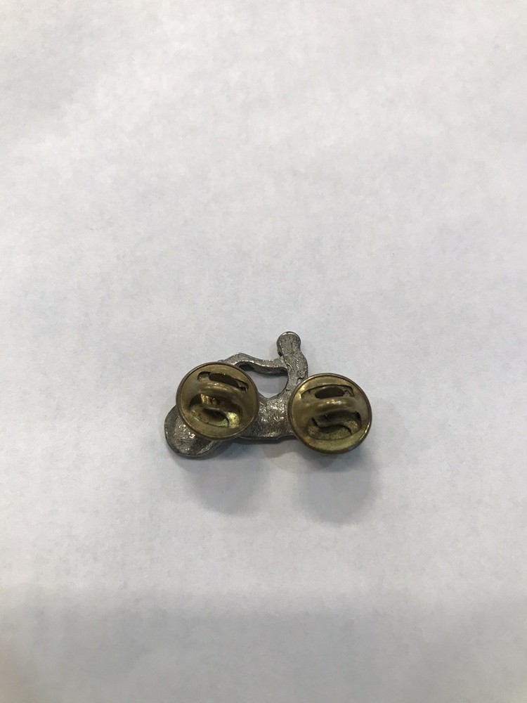 vintage motorcycle pin on