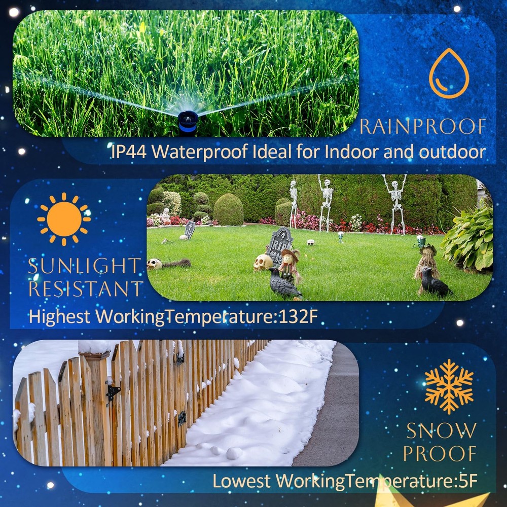 Lingvee Easter Decorations Projector Lights LED Projector Lights Outdoor with...