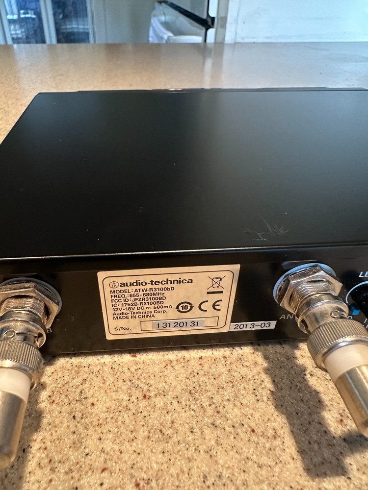 Audio Technica ATW-R3100b UHF Wireless Microphone Receiver