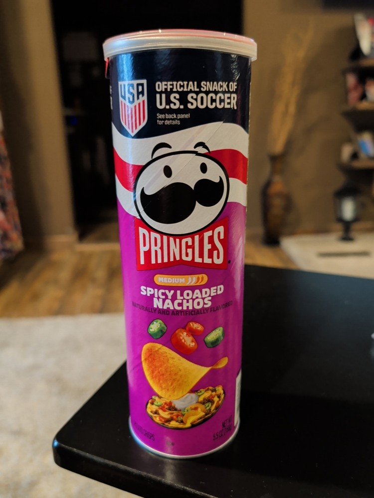Empty 5.5 Pringles Factory Sealed Can