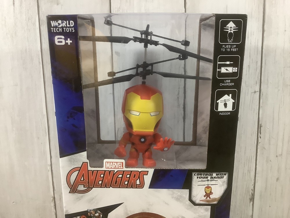 WorldTech 33243 Marvel Iron Man Flying UFO Ball New