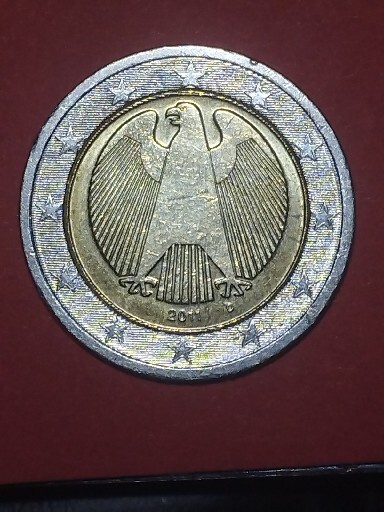 Germany 2 euros 2011 - The German eagle "D"
