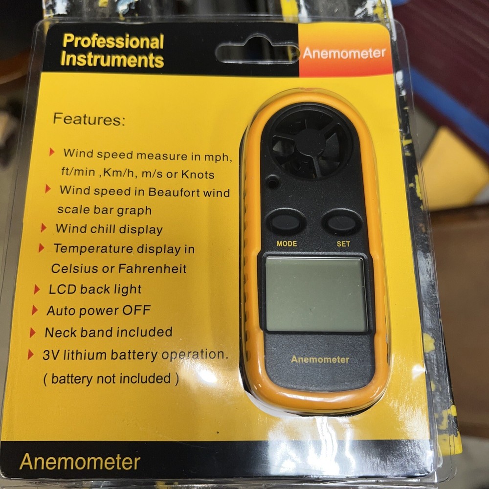 Professional Instruments Anemometer