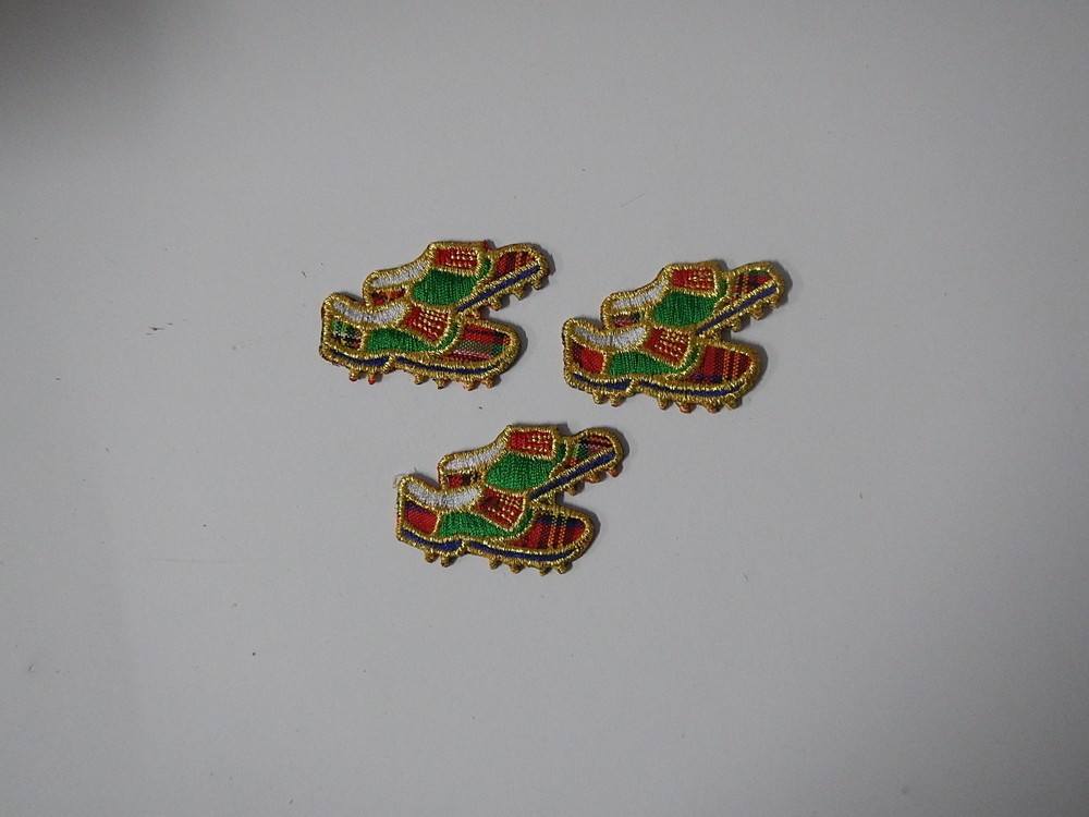 Golf Shoe Motif x3  (383)