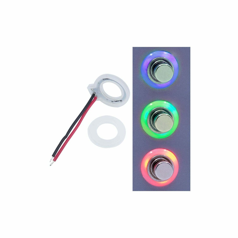 Solo 9V Footswitch Ring LED With Bezel