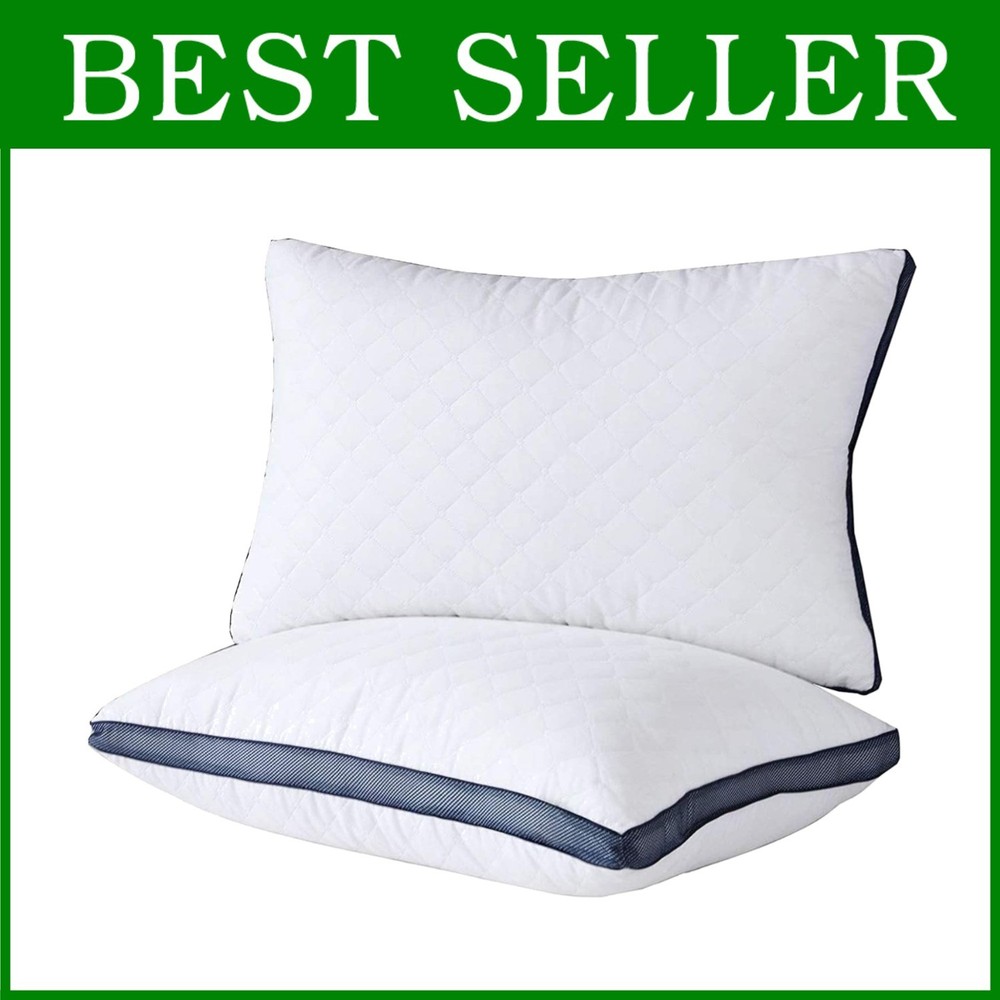 Luxury Hotel Pillows 2-Pack, Queen Size Set