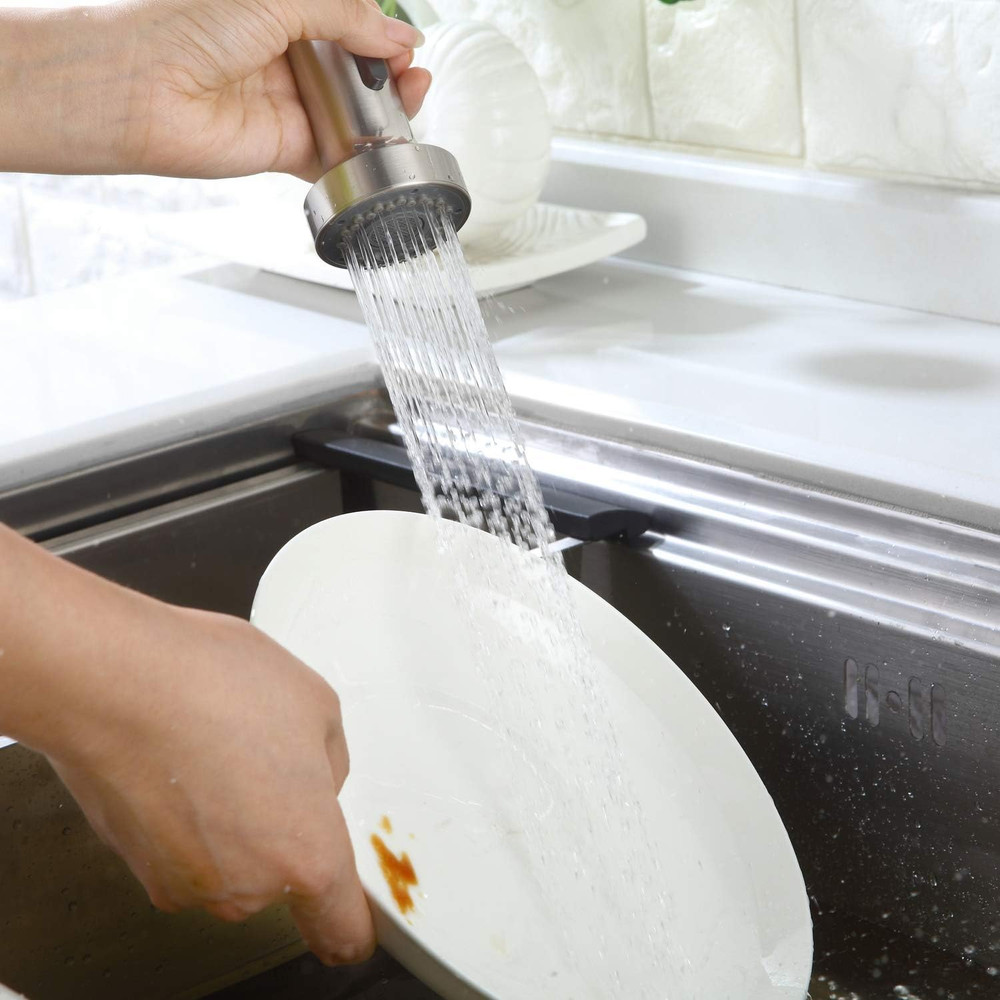 Pull down Faucet Replacement, 2 Functions Sprayer Head, G 1/2 Pull Out Spray Hea