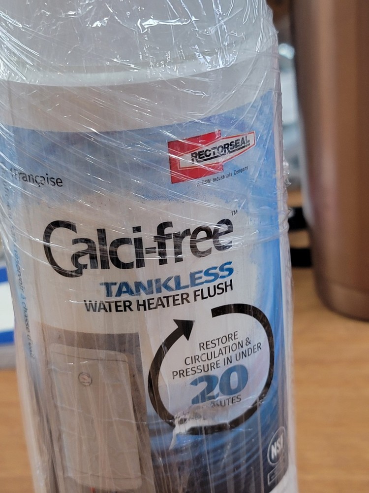 Rectorseal 68708 Calci-Free Tankless Water Heater Flush. FreeShipL48