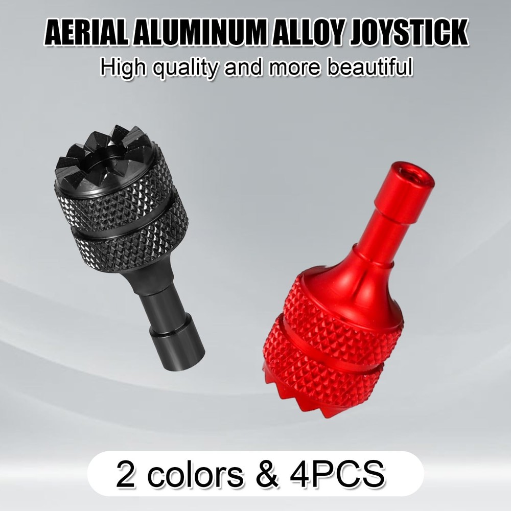 4Pcs Drone Control Sticks, Mini Joystick Replacement Drone Controller Thumb Stic