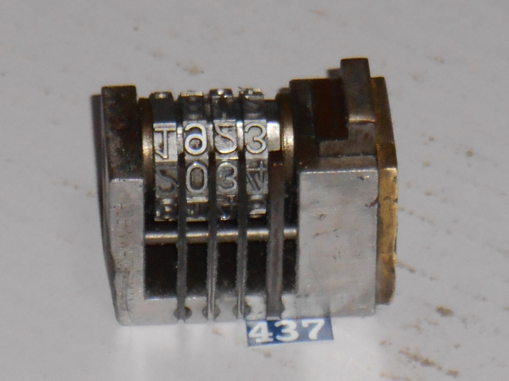 Atlantic | Reverse letterpress numbering machine | 437