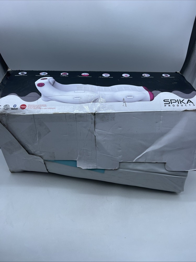 SoundFloat Single Lounge Bluetooth Inflatable Pool Float – NEW (Damage Box)
