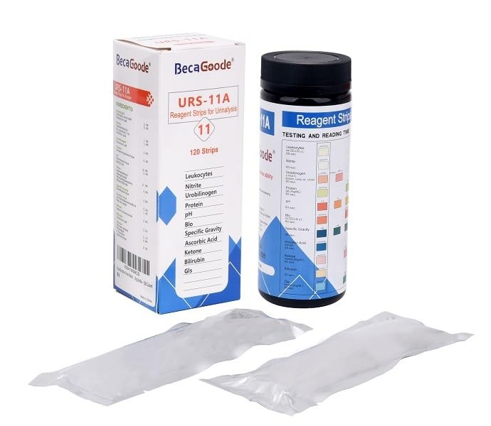 120 Count Urine Rapid TestStrips 11 Parameters UTI Liver Kidney Function