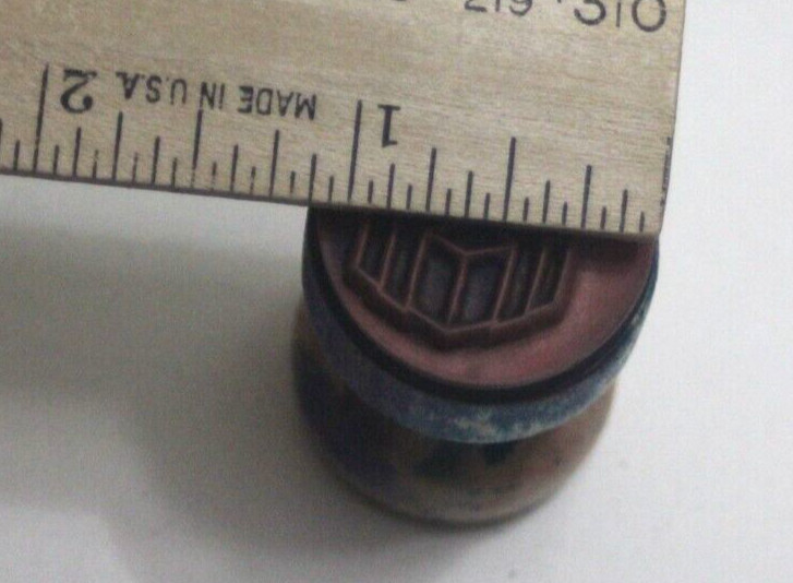 Wrapped Gift Present Small Rubber Stamp