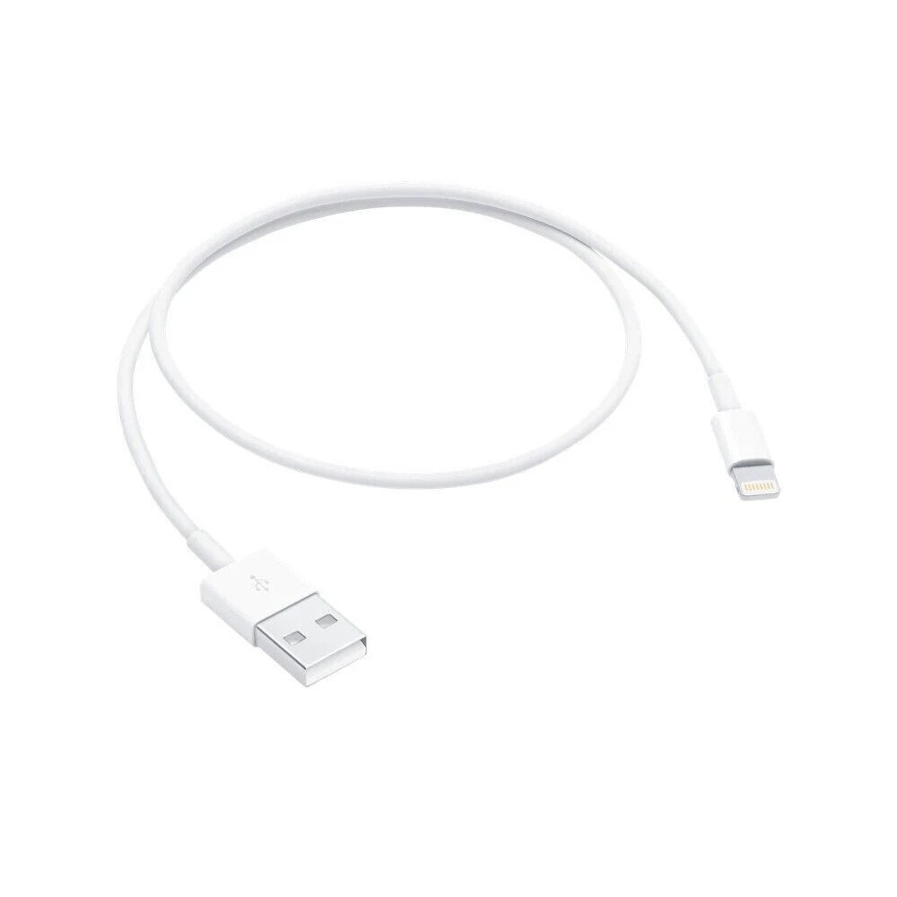 Apple iPhone compatible USB-A White Charging Cable (3FT, 1M)