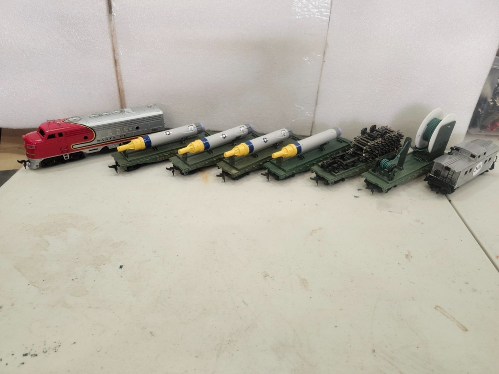 PRICE SLASHED WAY DOWN SCRATCH BUILT MISSLE TRAIN SET + RAVEN BONUS